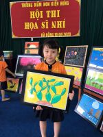 Bé tham gia Hội thi : “Họa sĩ nhí” năm học 2019-2020