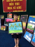 Bé tham gia Hội thi : “Họa sĩ nhí” năm học 2019-2020