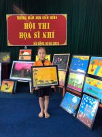 Bé tham gia Hội thi : “Họa sĩ nhí” năm học 2019-2020