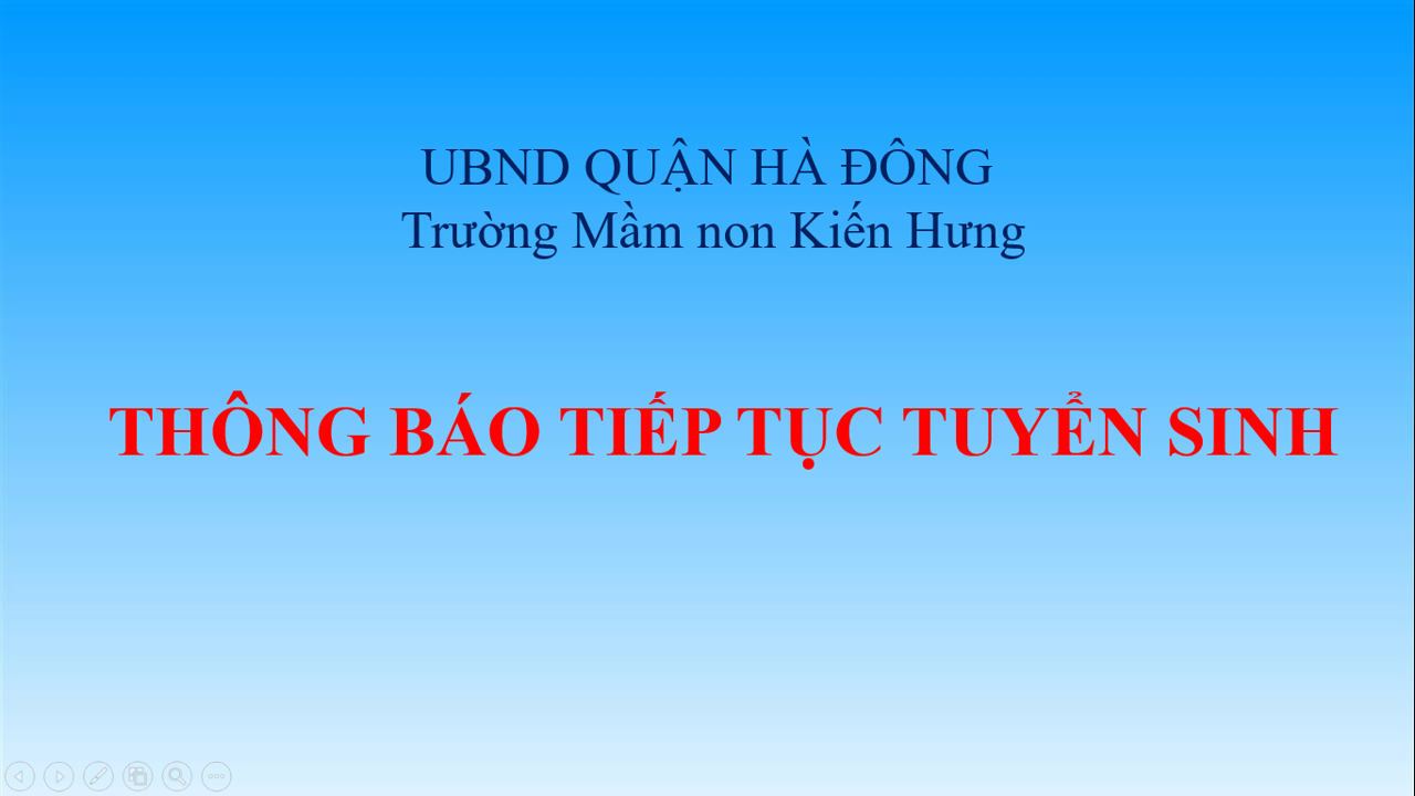 THÔNG BÁO